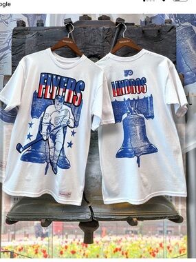 Mitchell & Ness Liberty Bell Classics Philadelphia Flyers Throwback Tshirt XXL
